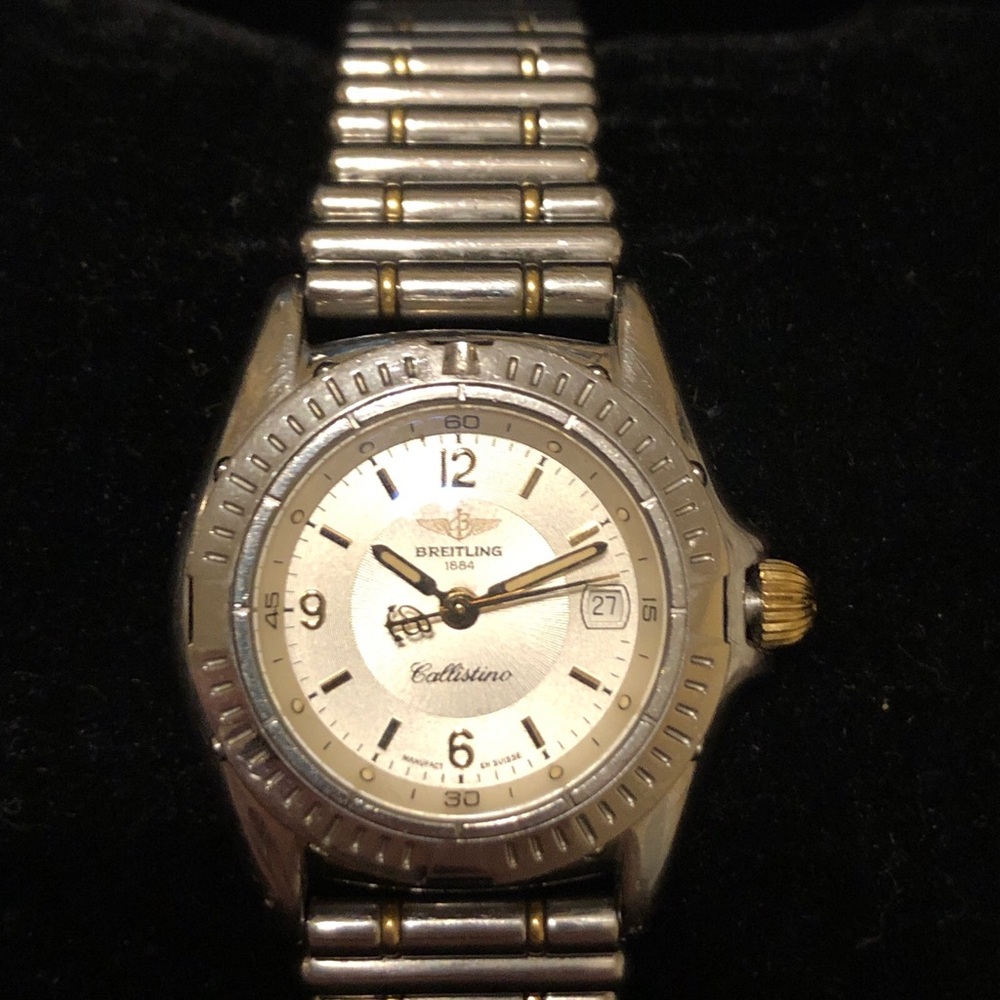 Breitling Callistino B52045  Stainless steel & 18K Yellow Gold 26mm Ladies Watch